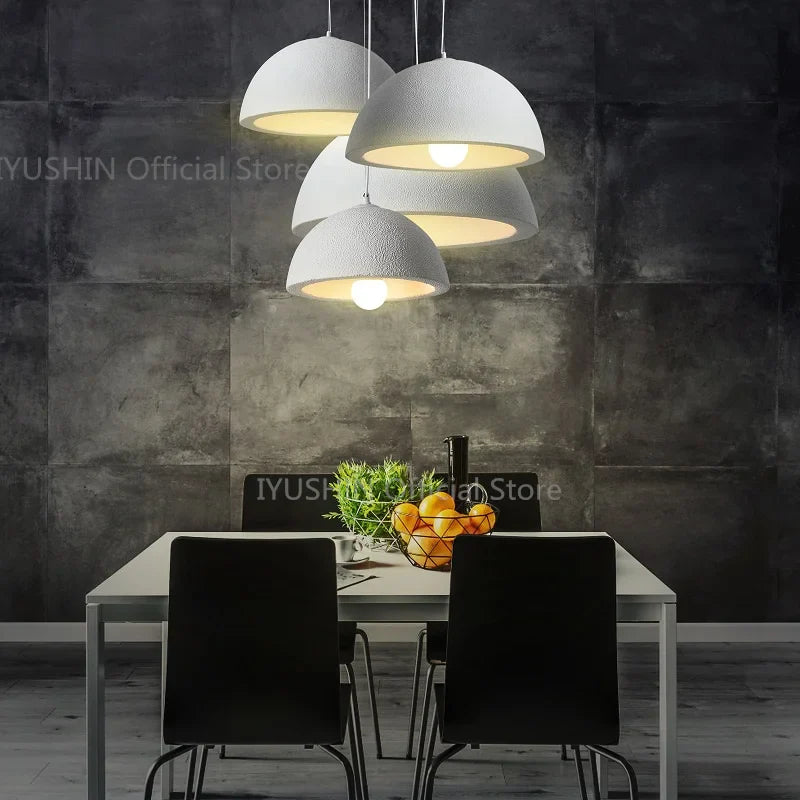 lámpara nórdica wabi sabi para decoración interior e iluminación colgante