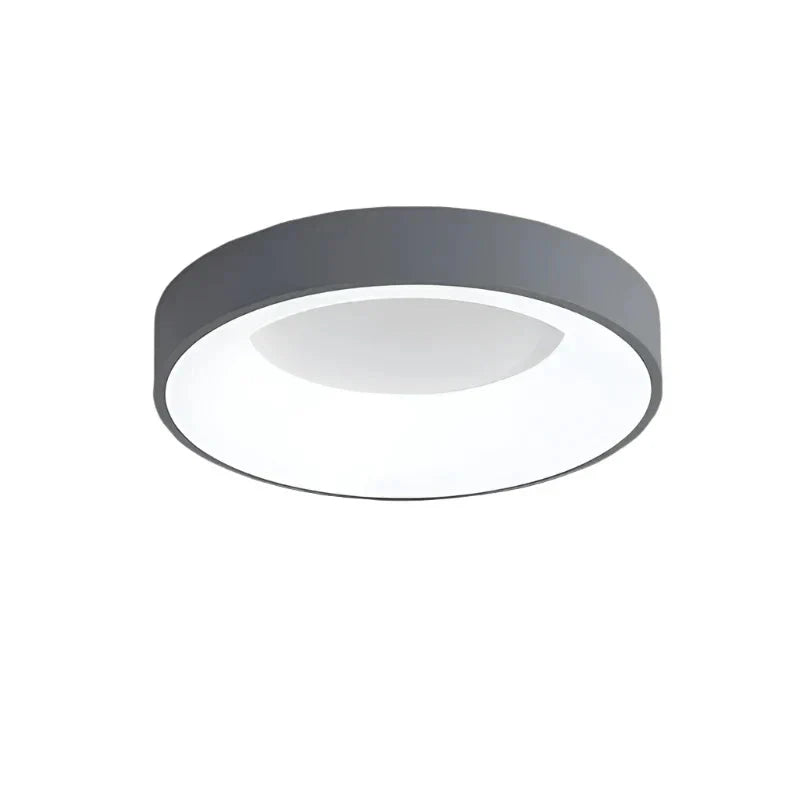 Plafonnier nordique moderne rond à LED 1 lumière