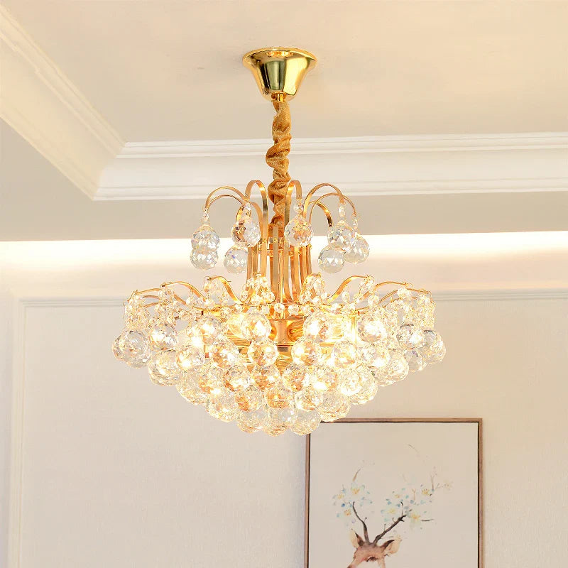 lámpara de techo de cristal moderna para interior diseño elegante