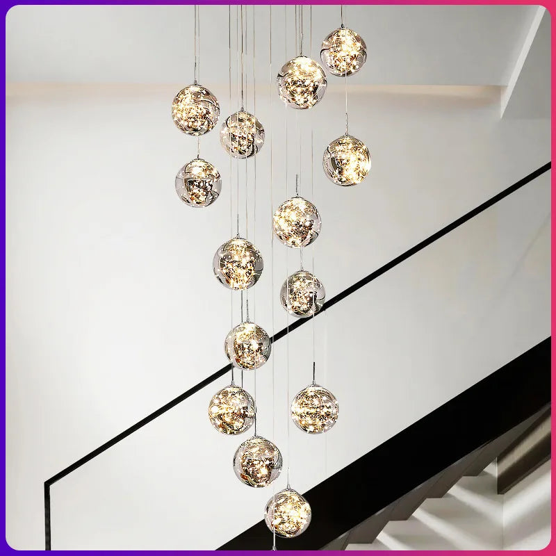 Lámpara de araña cristal moderna diseño elegante