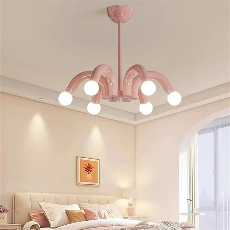 lámpara colgante nórdica LED estilo art déco para decoración elegante