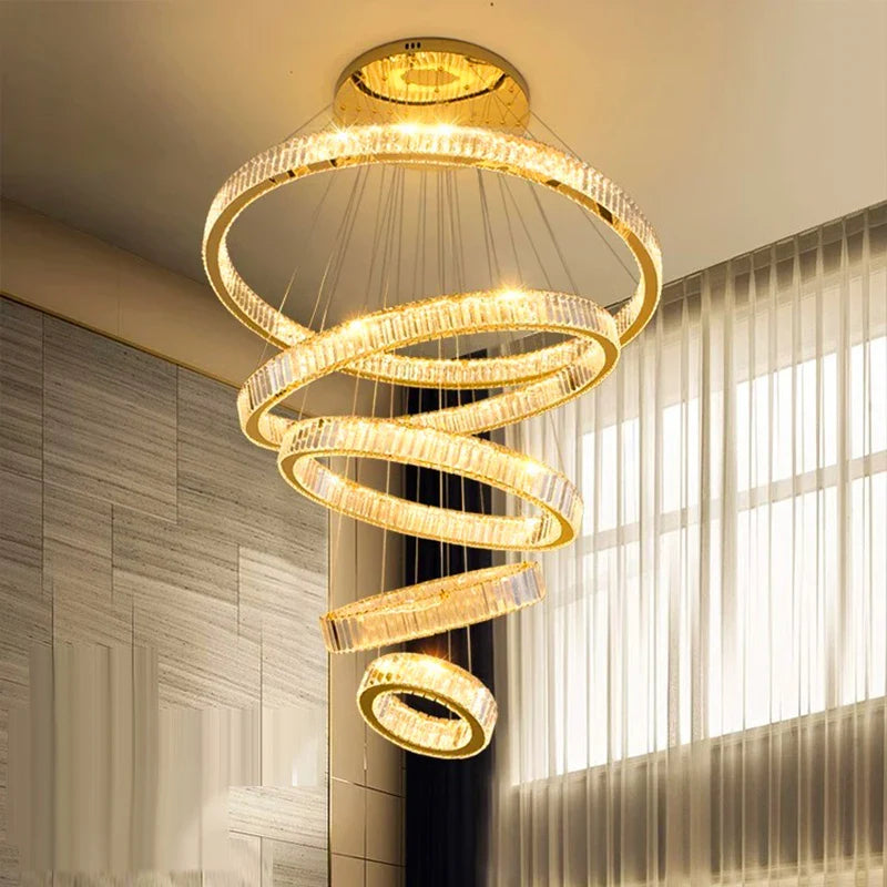Lámpara colgante de cristal decoración moderna para el hogar