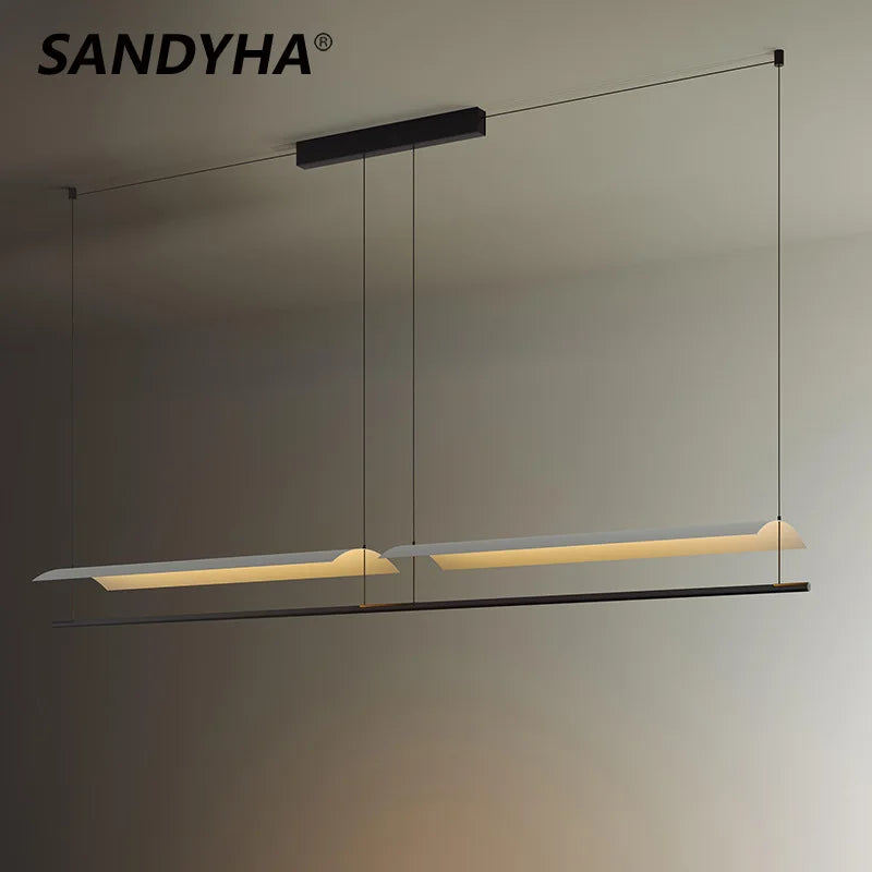 Candelabro moderno minimalista de diseño para interior y decoración