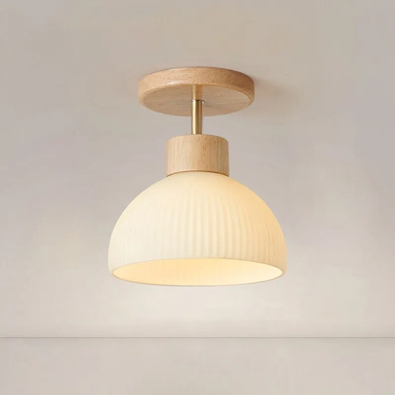 Lámpara colgante moderna de vidrio LED