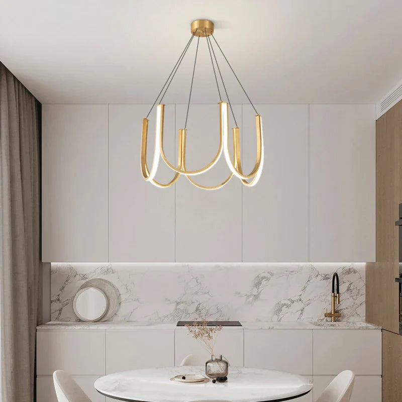 Lámpara colgante LED moderna elegante