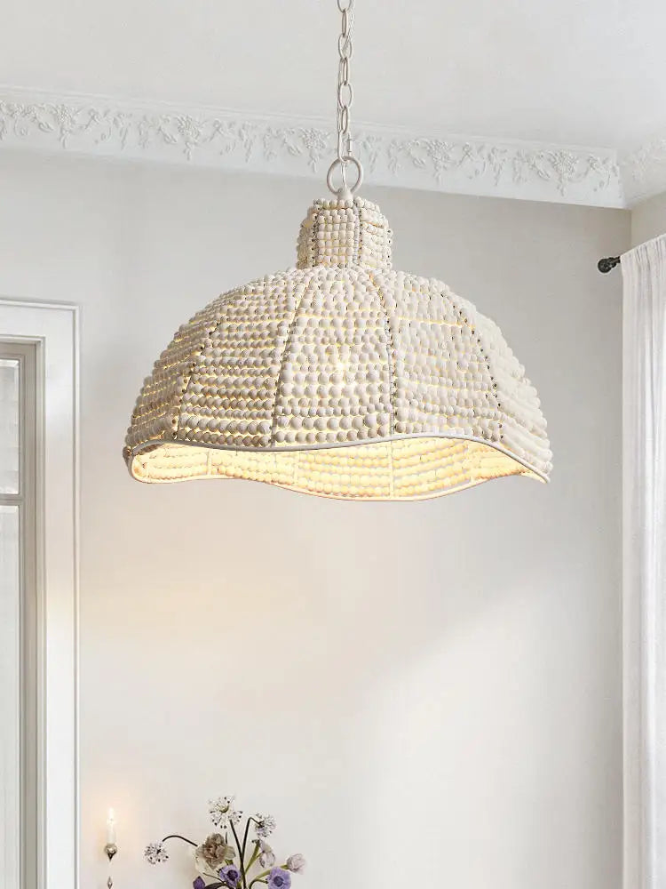 Lámpara LED de madera vintage rústica