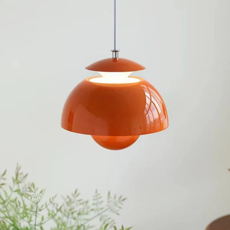 Lámpara colgante LED moderna nórdica elegante