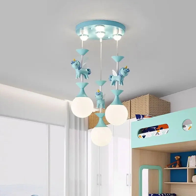 Lámpara de araña LED diseño chica moderna