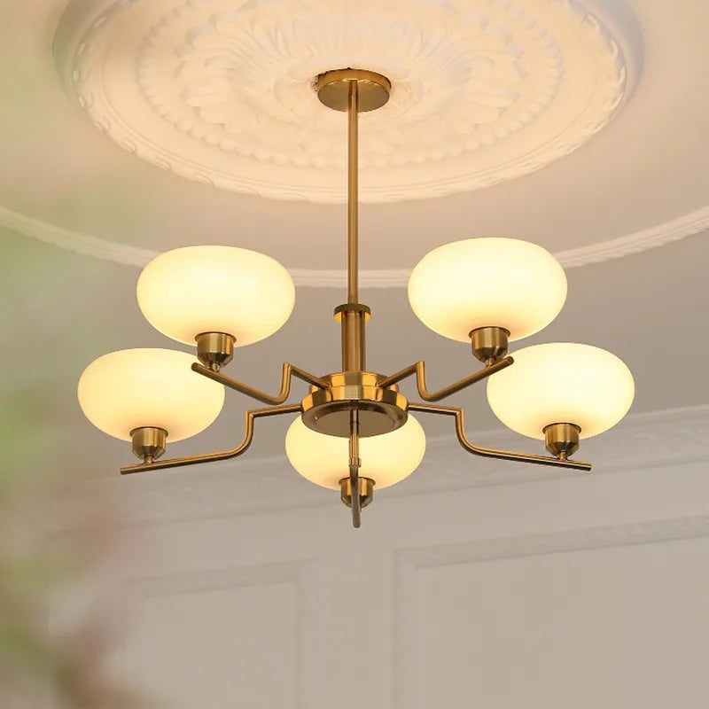 lámpara de araña LED vintage estilo Bauhaus iluminación colgante creador nórdico