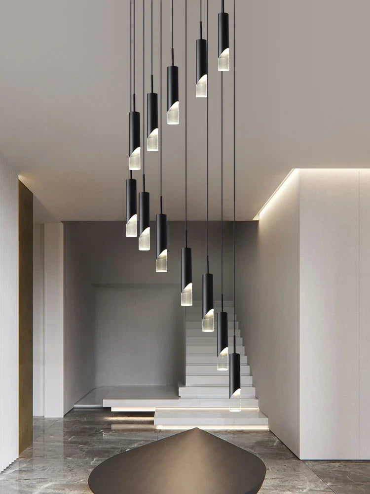 lámpara nórdica moderna de acrílico para iluminación creativa interior