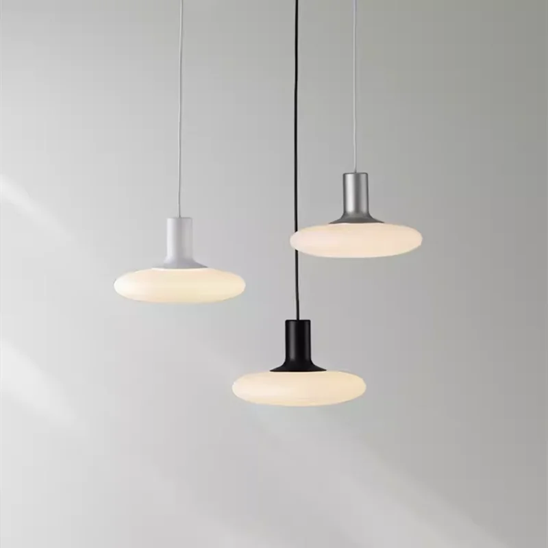 Lámpara de vidrio minimalista creativa para decoración moderna y original