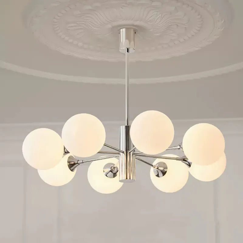 Lámpara colgante LED blanca moderna elegante
