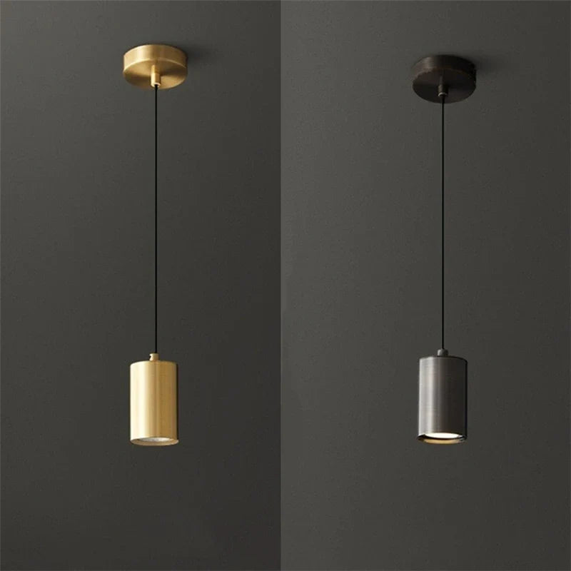 lámpara de araña de hierro con LED diseño minimalista para interior moderno