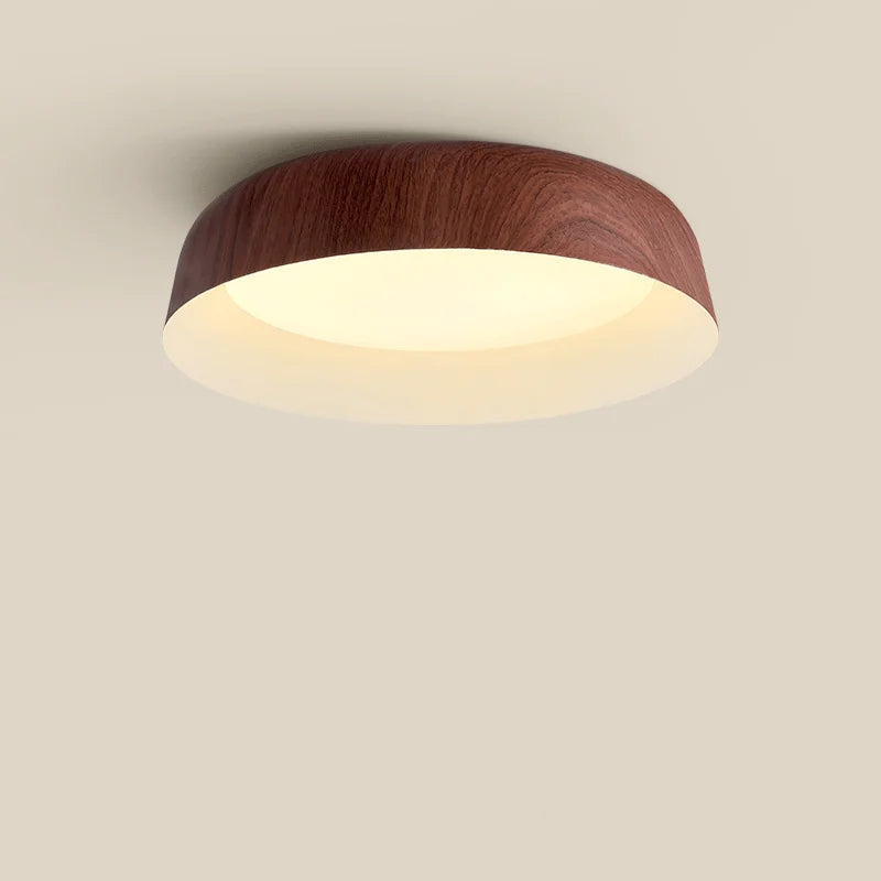 Lámpara colgante de madera diseño natural depurado