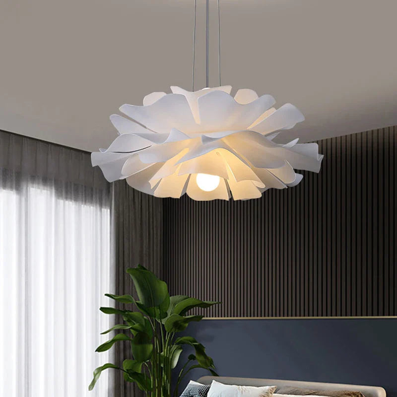 Nórdica LED salón dormitorio suspensión luces habitación de niñas iluminación creativa diseñador comedor lámpara red social flor lámpara