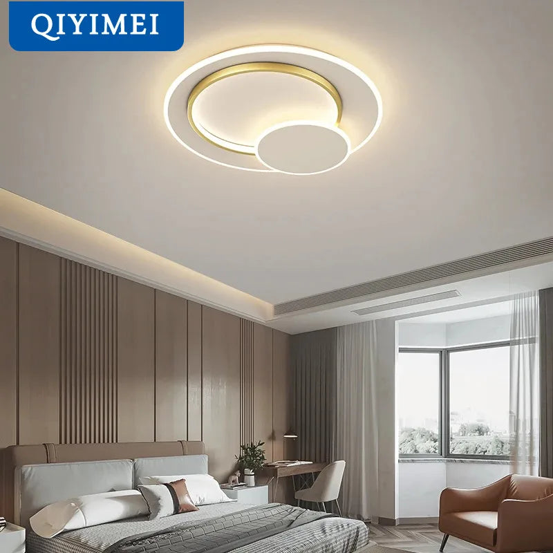 Lámpara circular de diseño contemporáneo elegante