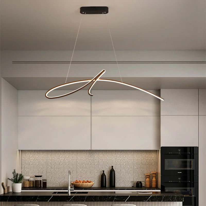 Lámpara contemporánea de cristal moderno
