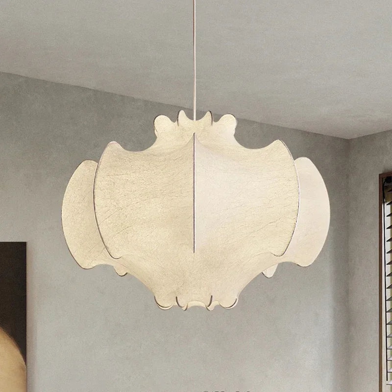 lámpara en seda minimalista nórdica para decoración moderna