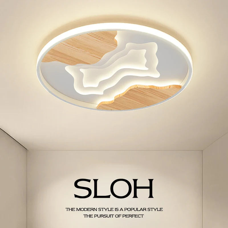 Elegante lámpara minimalista nórdica luminosa