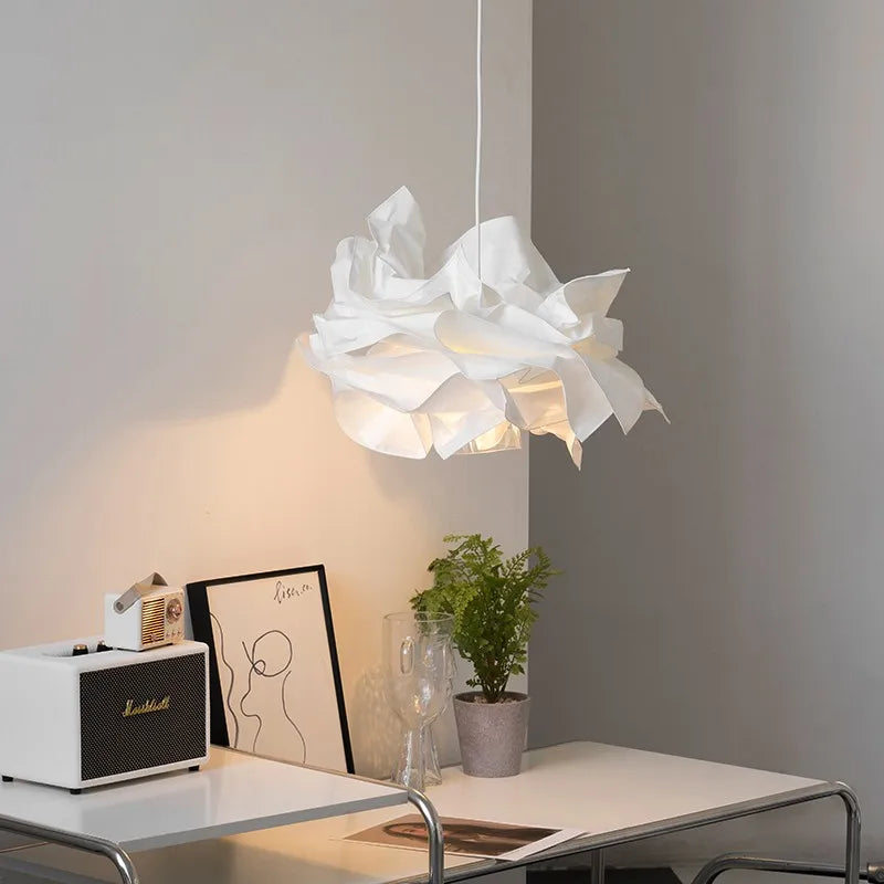 lámpara minimalista de papel LED para iluminación interior bricolaje