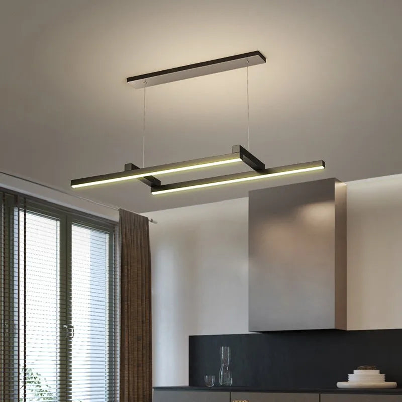 lámpara led moderna lámpara de techo geométrica nórdica diseño para bar
