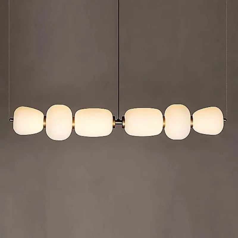 lámpara de vidrio minimalista moderna para espacios creativos y bares