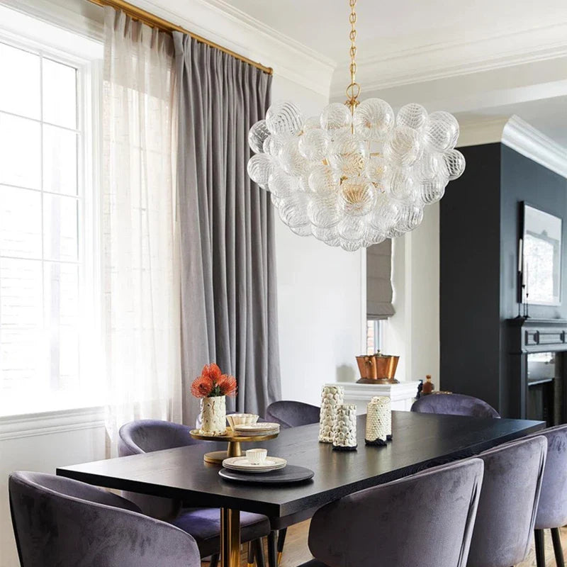lámpara moderna de vidrio diseño para decoración interior elegante