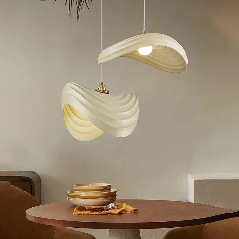 lustre led estilo nórdico minimalista wabi sabi restaurante bar