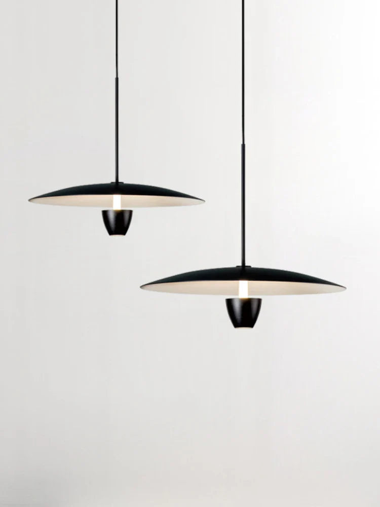 lámpara circular moderna para decoración minimalista e iluminación elegante