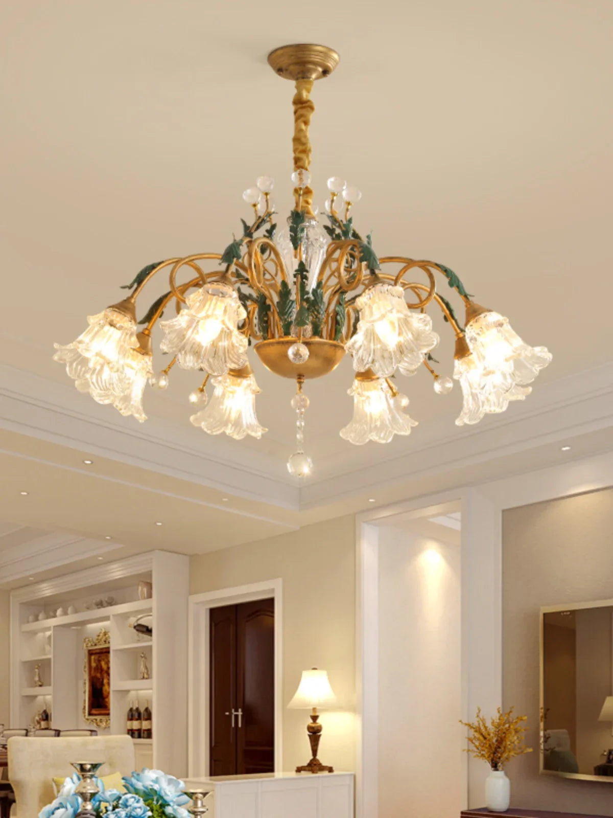 Lámpara urbana diseño metálico cristal
