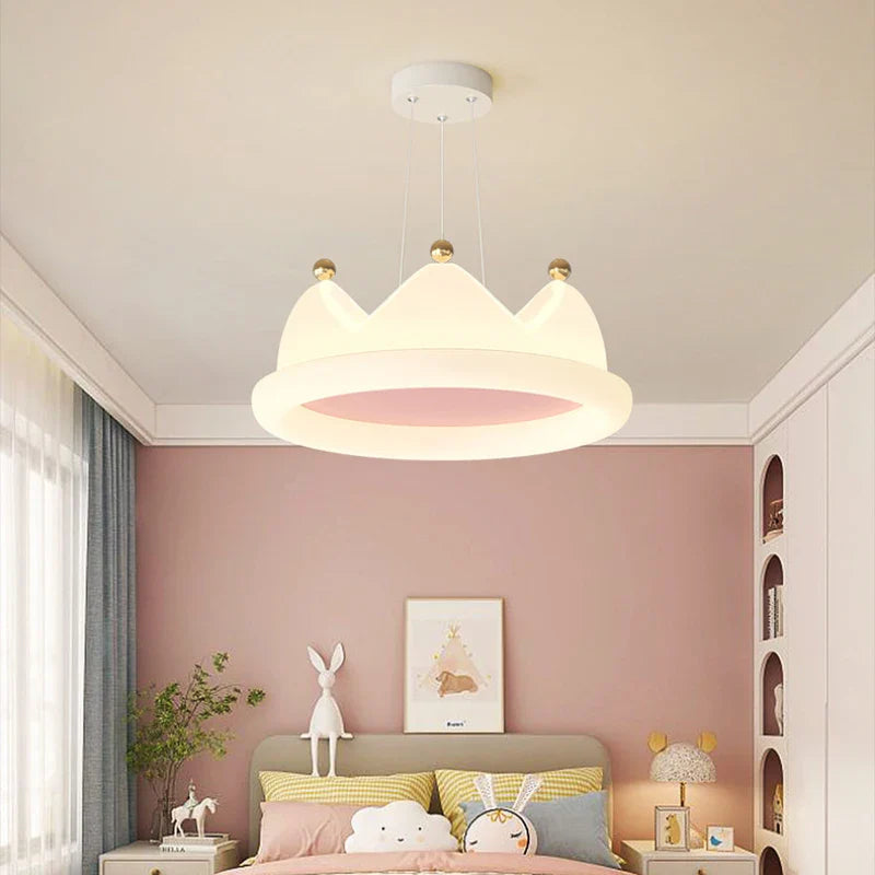 lámpara de techo romántica para habitación moderna de niña
