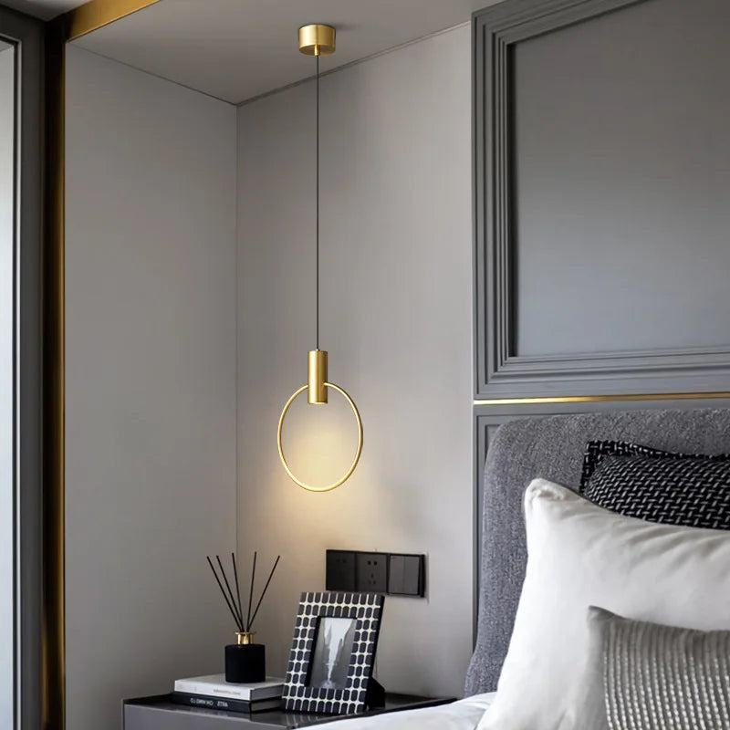 Lámpara contemporánea diseño minimalista elegante