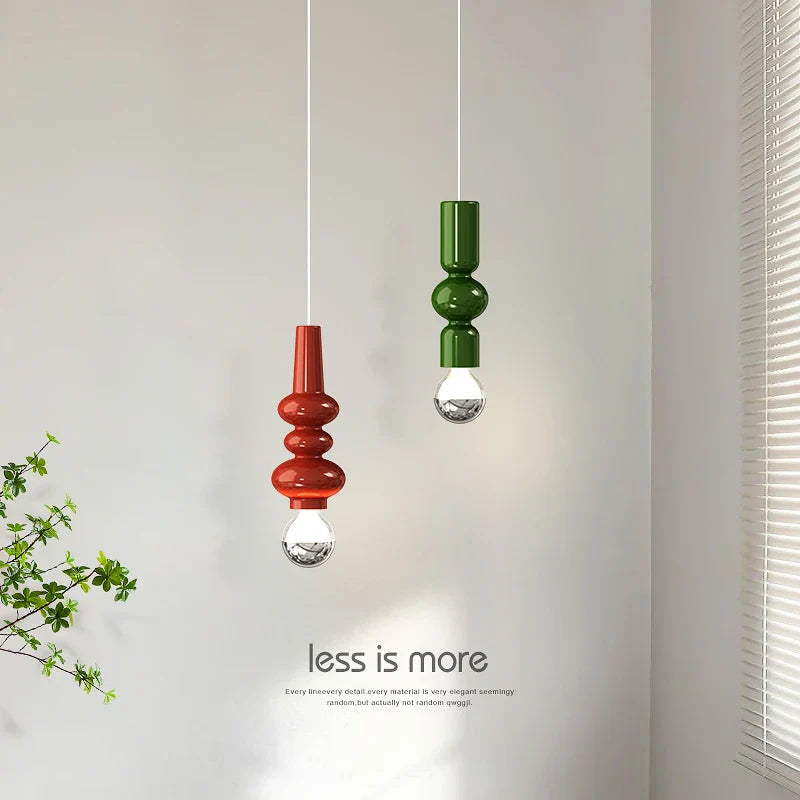 lámpara colgante nórdica simple led para bar y salón