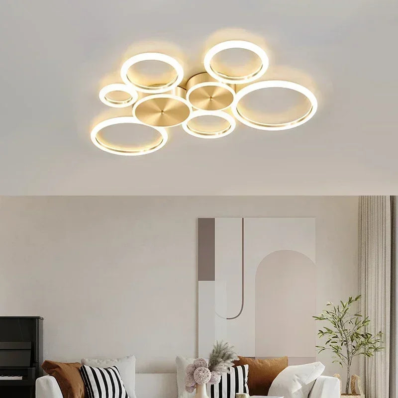 Lustre moderno diseño luminoso elegante