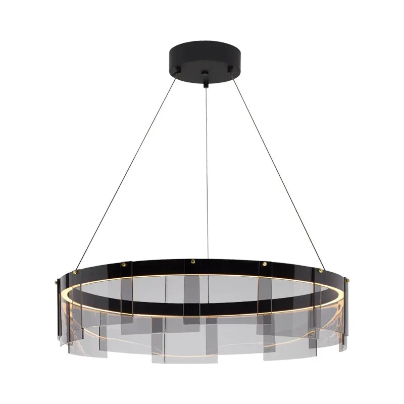 Lámpara LED diseño transparente moderno
