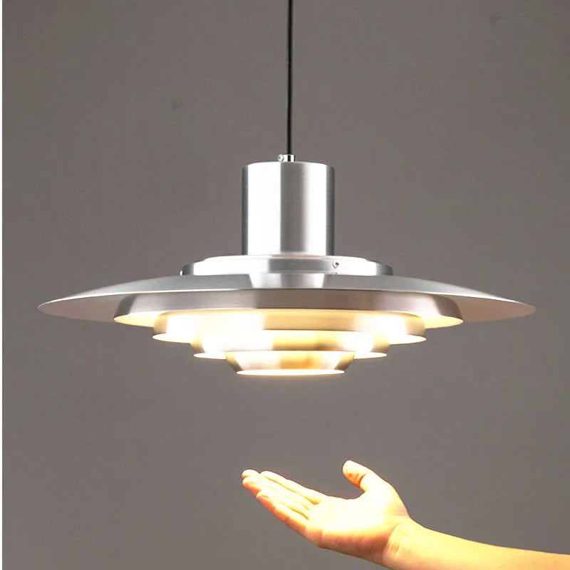 lustre moderno nórdico simple diseño platillo volante