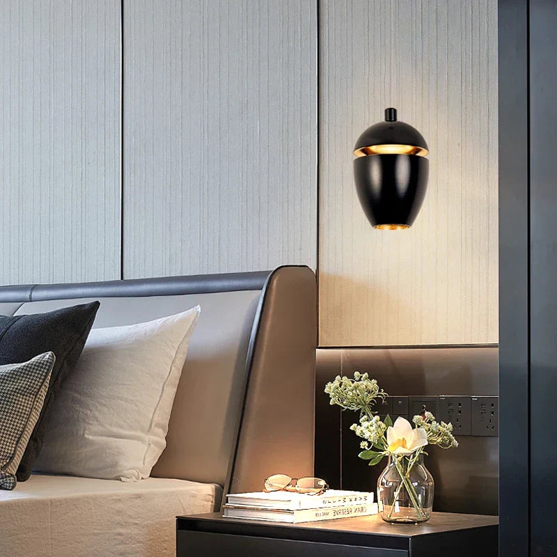 lustre led minimalista nórdico para bar y restaurante