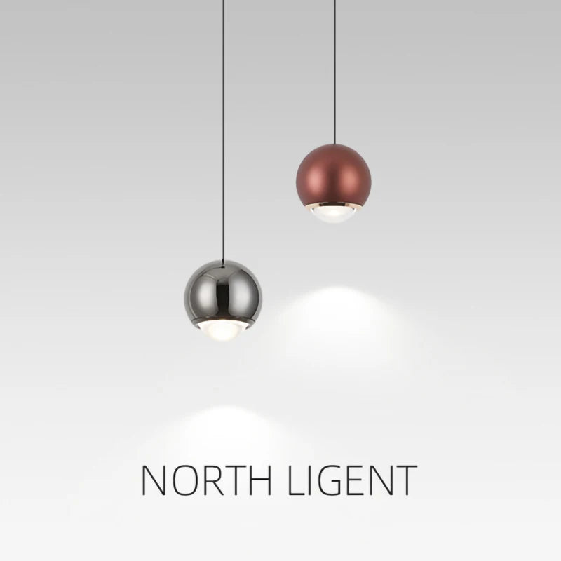 Lámpara colgante nórdica LED lámpara moderna colgante pantalla bola iluminación interior decoración para el hogar comedor salón habitación