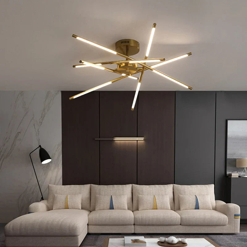 Plafón LED diseño contemporáneo luminoso