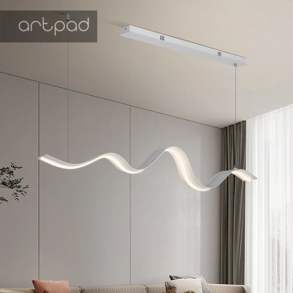 lámpara colgante regulable creativa con mando a distancia para iluminación moderna