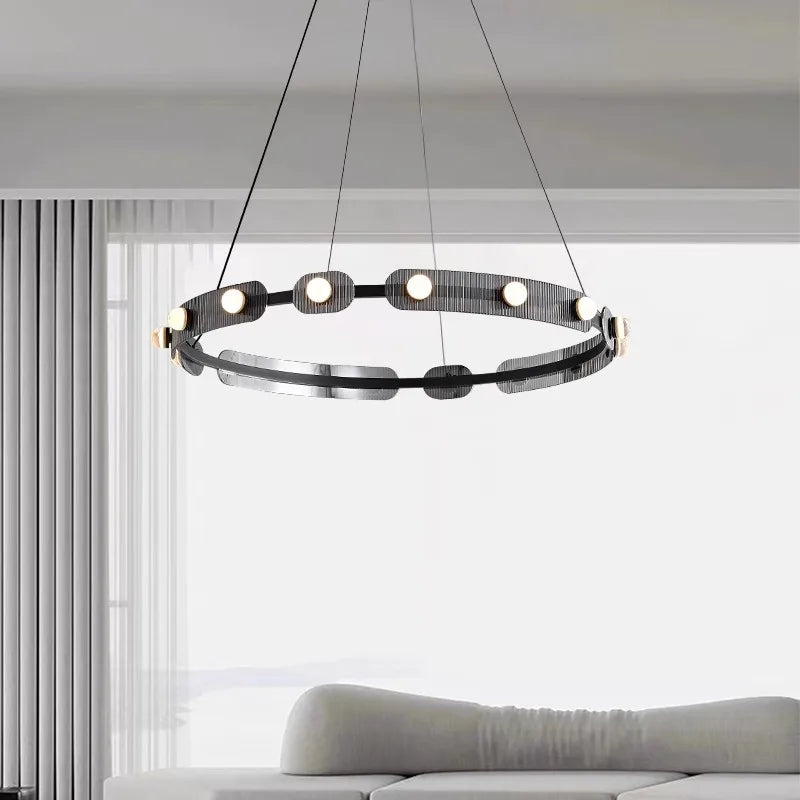 lámpara moderna led colgante para iluminación interior decorativa