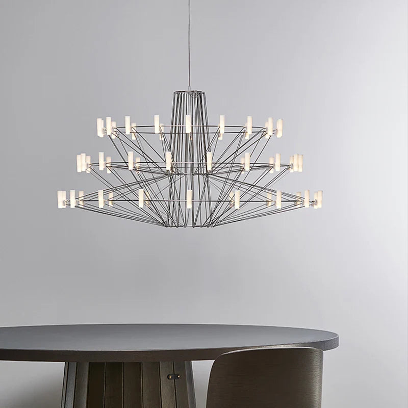 lustre posmoderno vintage para decoración suspendida