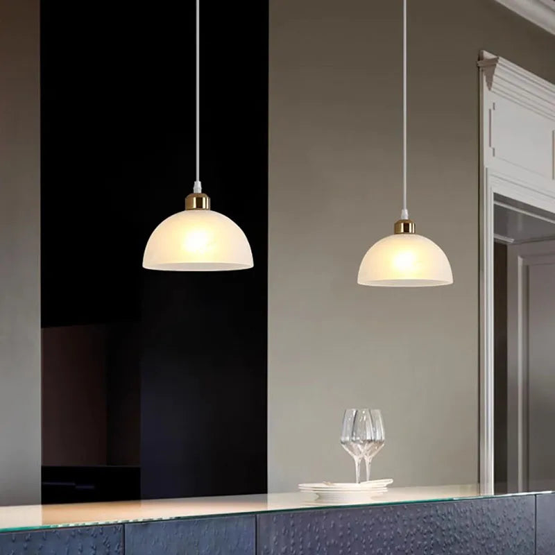 Lámpara colgante LED nórdica contemporánea elegante