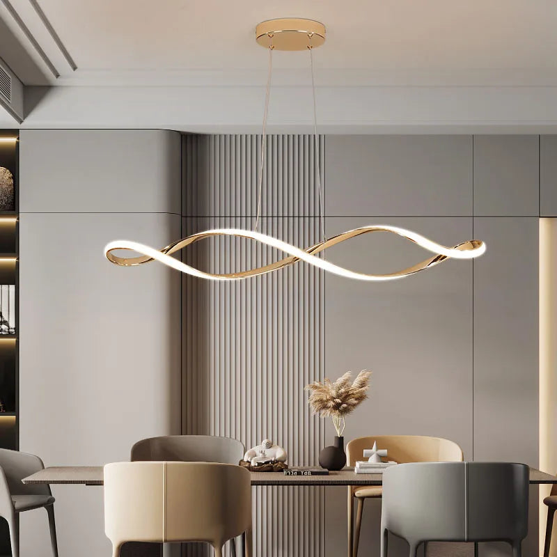 Lámpara LED diseño moderno con control remoto