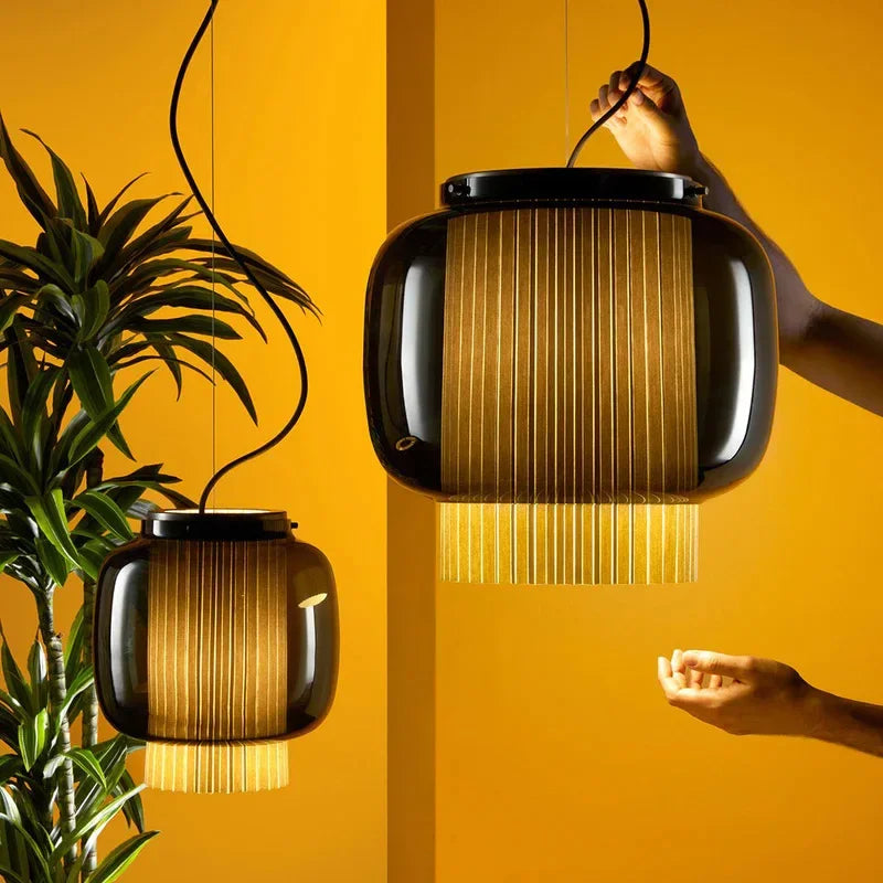 Lámpara de techo LED nórdica chic interior
