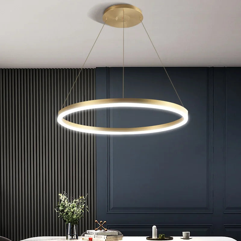Lámpara LED escandinava minimalista elegante