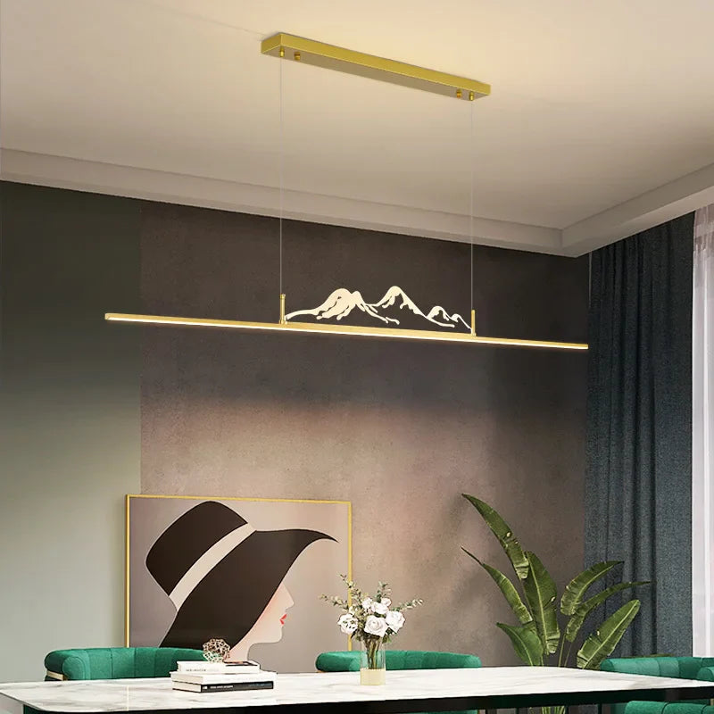 lustre moderno iceberg creativo para restaurante y salón de té