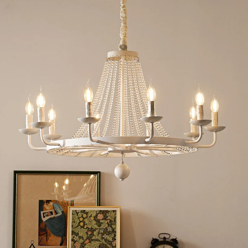 Lámpara de cristal moderna y elegante