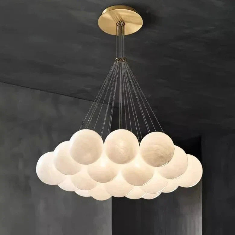 Lámpara de diseño LED con bolas