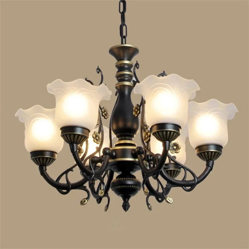 Lámpara europea vintage moderna elegante